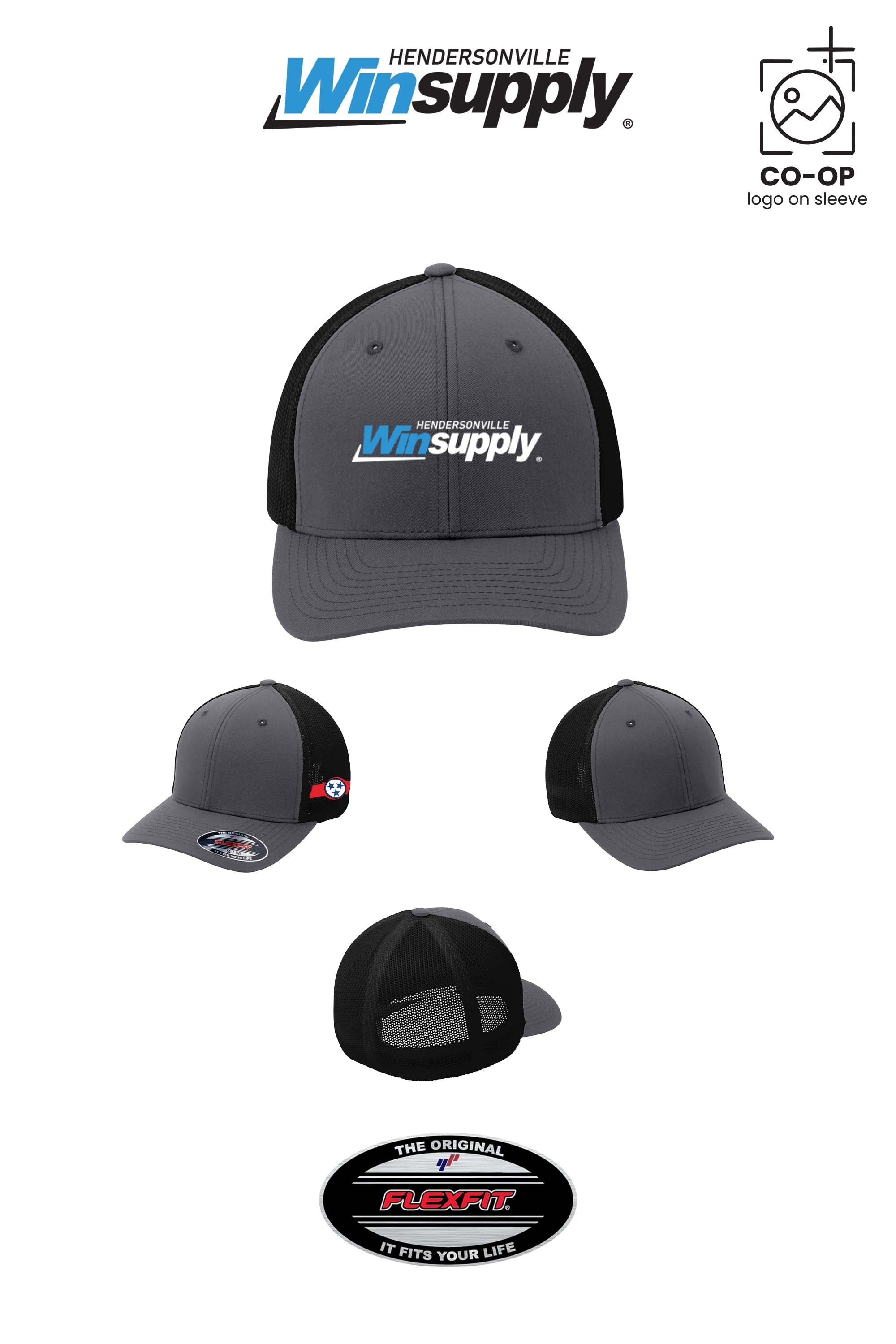 Port Authority® Flexfit® Mesh Back Cap - Winsupply of Hendersonville