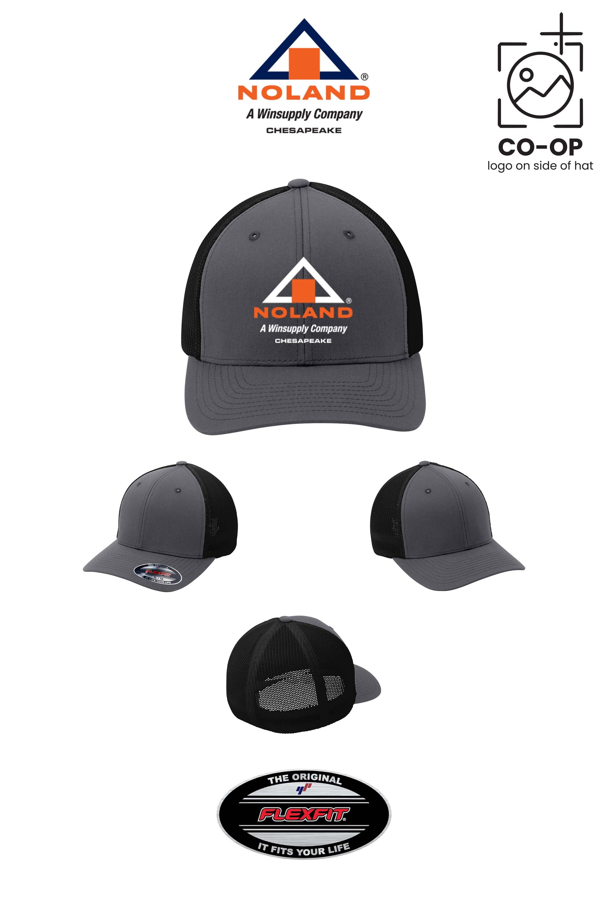 Port Authority® Flexfit® Mesh Back Cap - Noland Company Chesapeake