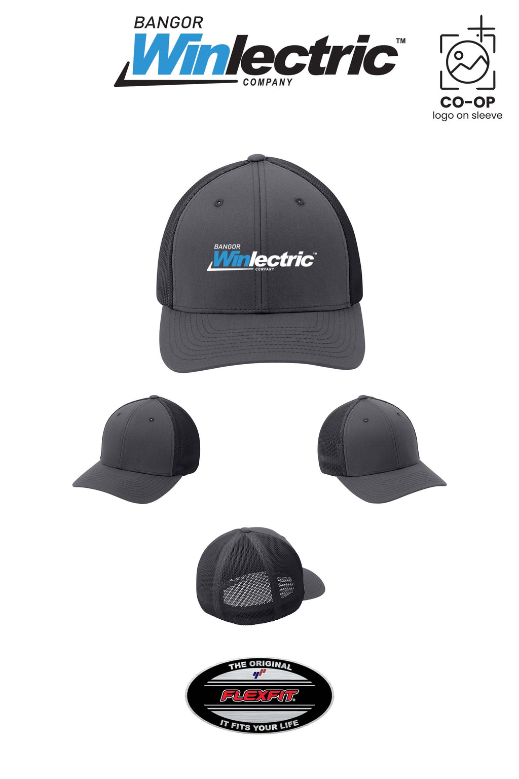 Port Authority® Flexfit® Mesh Back Cap - Winlectric Bangor