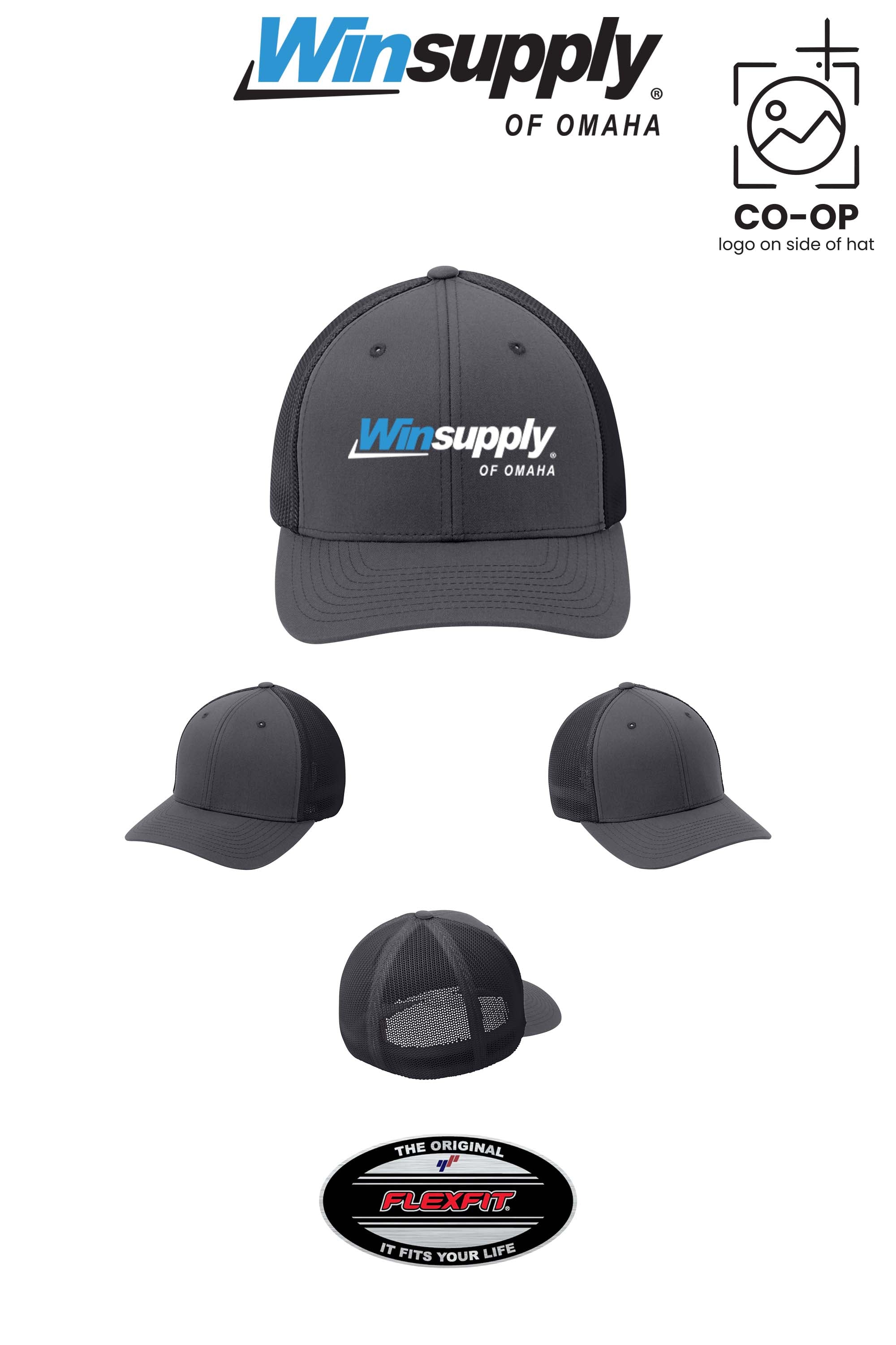 Port Authority® Flexfit® Mesh Back Cap - Winsupply of Omaha