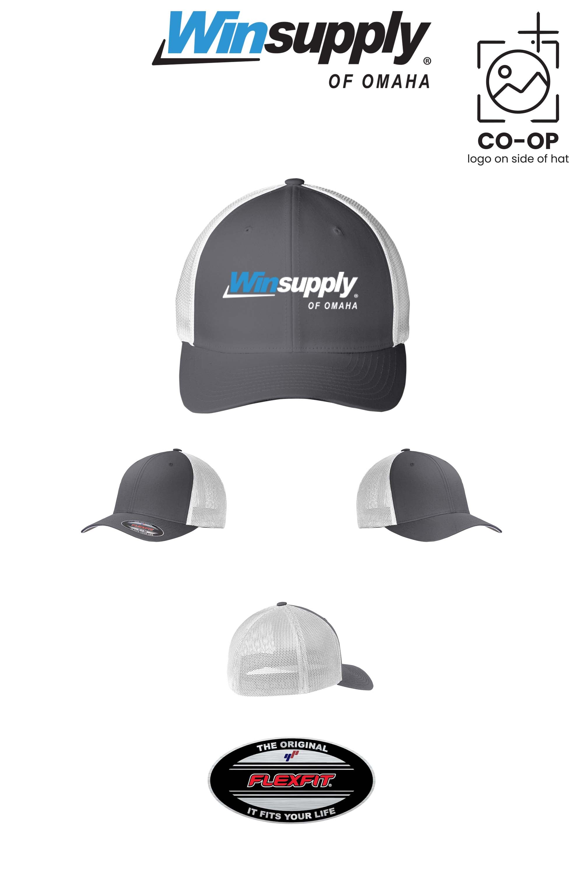 Port Authority® Flexfit® Mesh Back Cap - Winsupply of Omaha