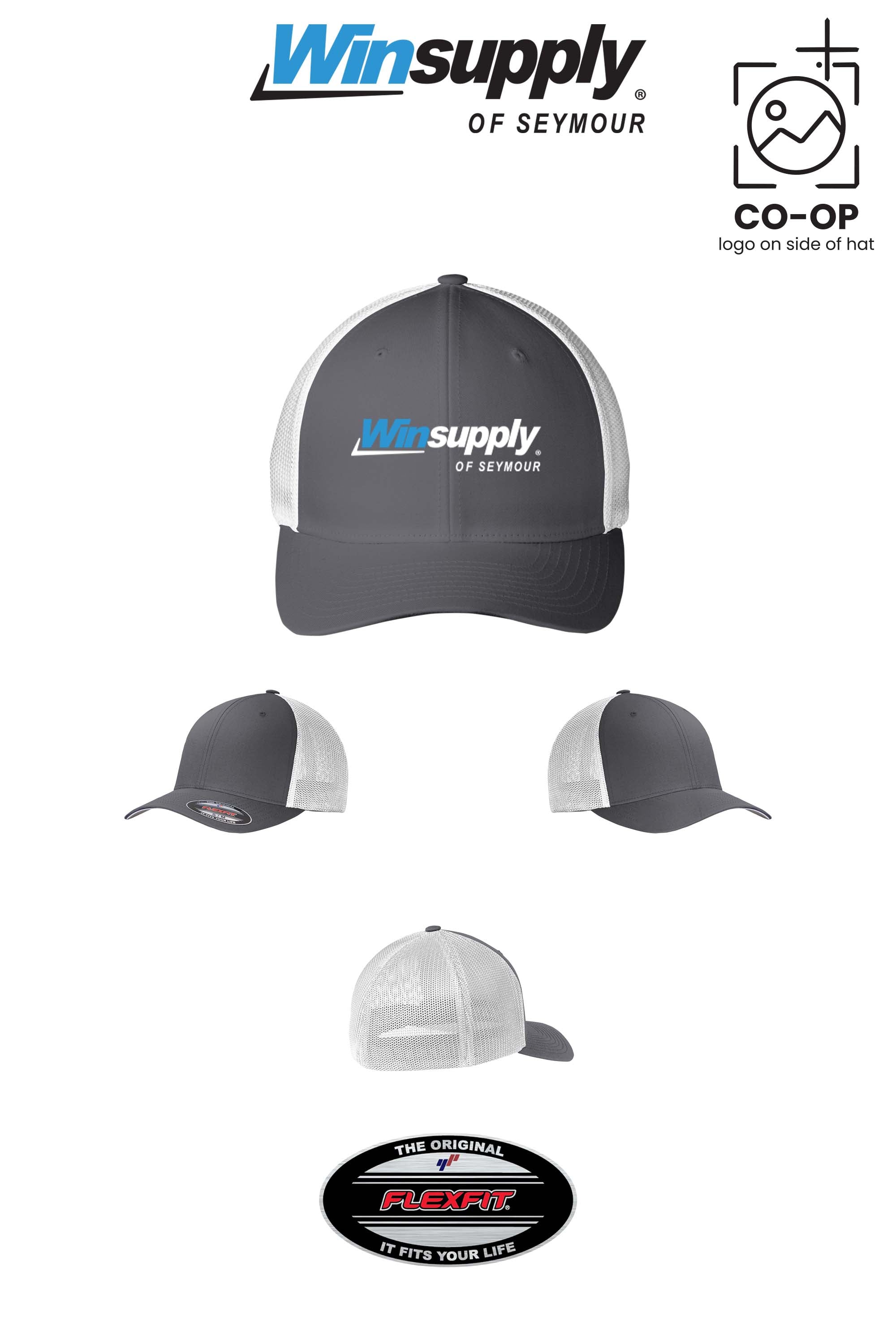 Port Authority® Flexfit® Mesh Back Cap - Winsupply of Seymour IN