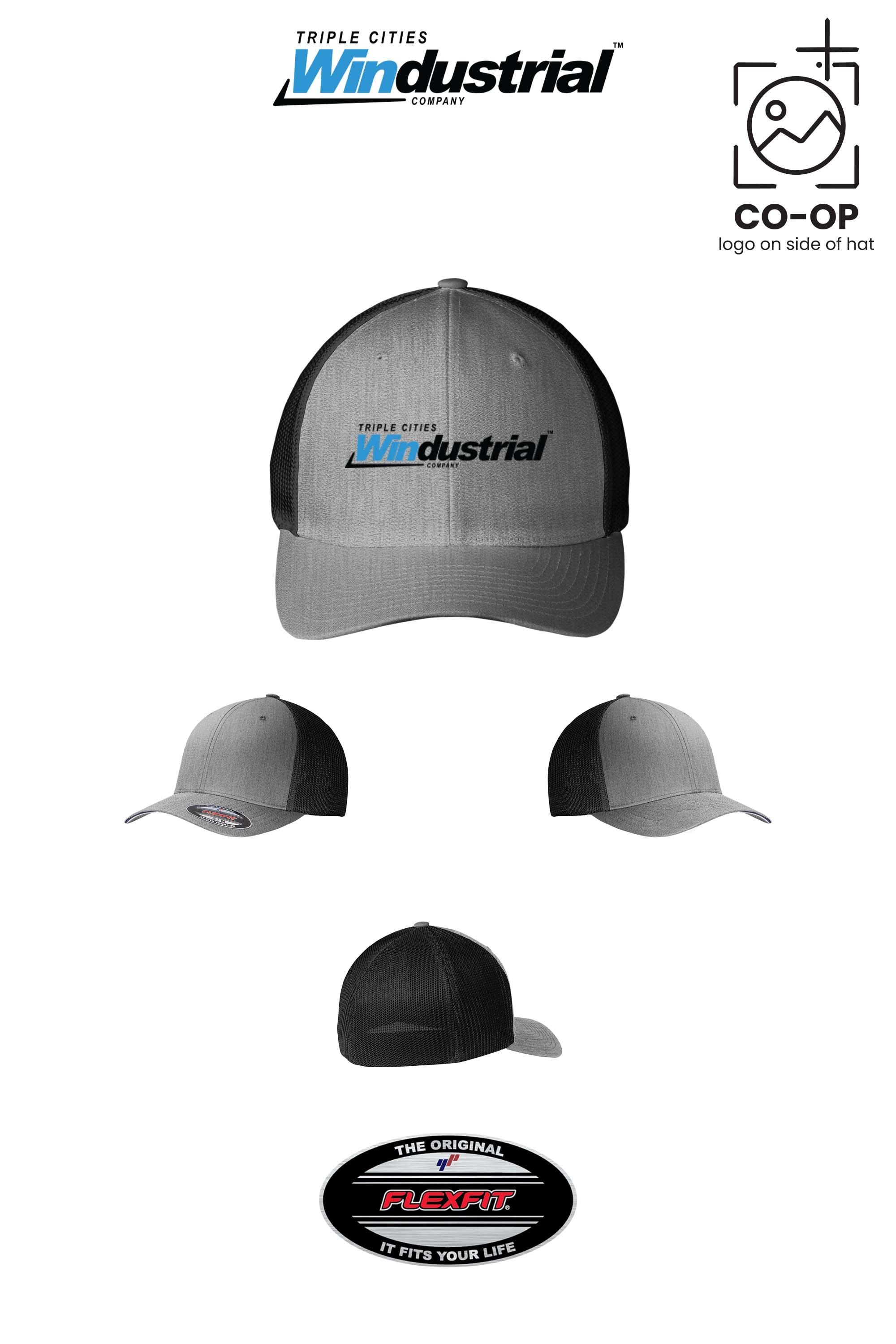Port Authority® Flexfit® Mesh Back Cap - Windustrial Triple Cities