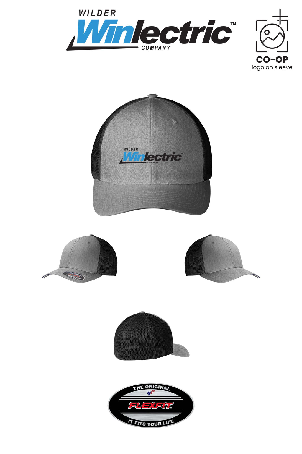 Port Authority® Flexfit® Mesh Back Cap - Wilder Winlectric