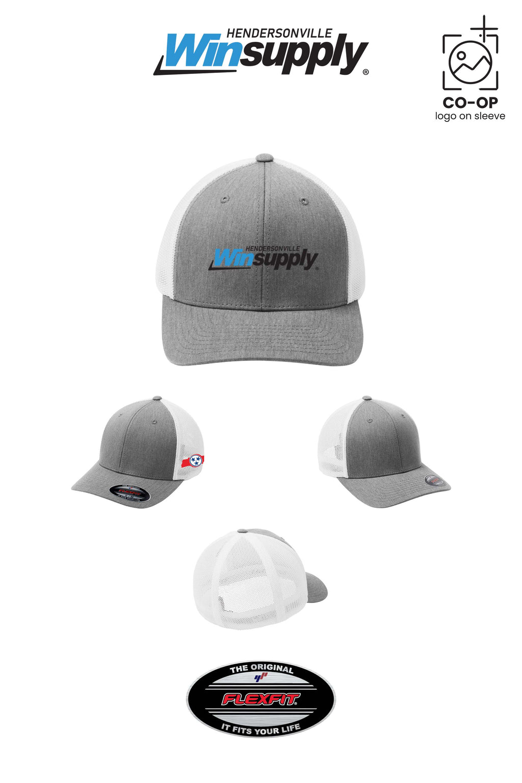 Port Authority® Flexfit® Mesh Back Cap - Winsupply of Hendersonville