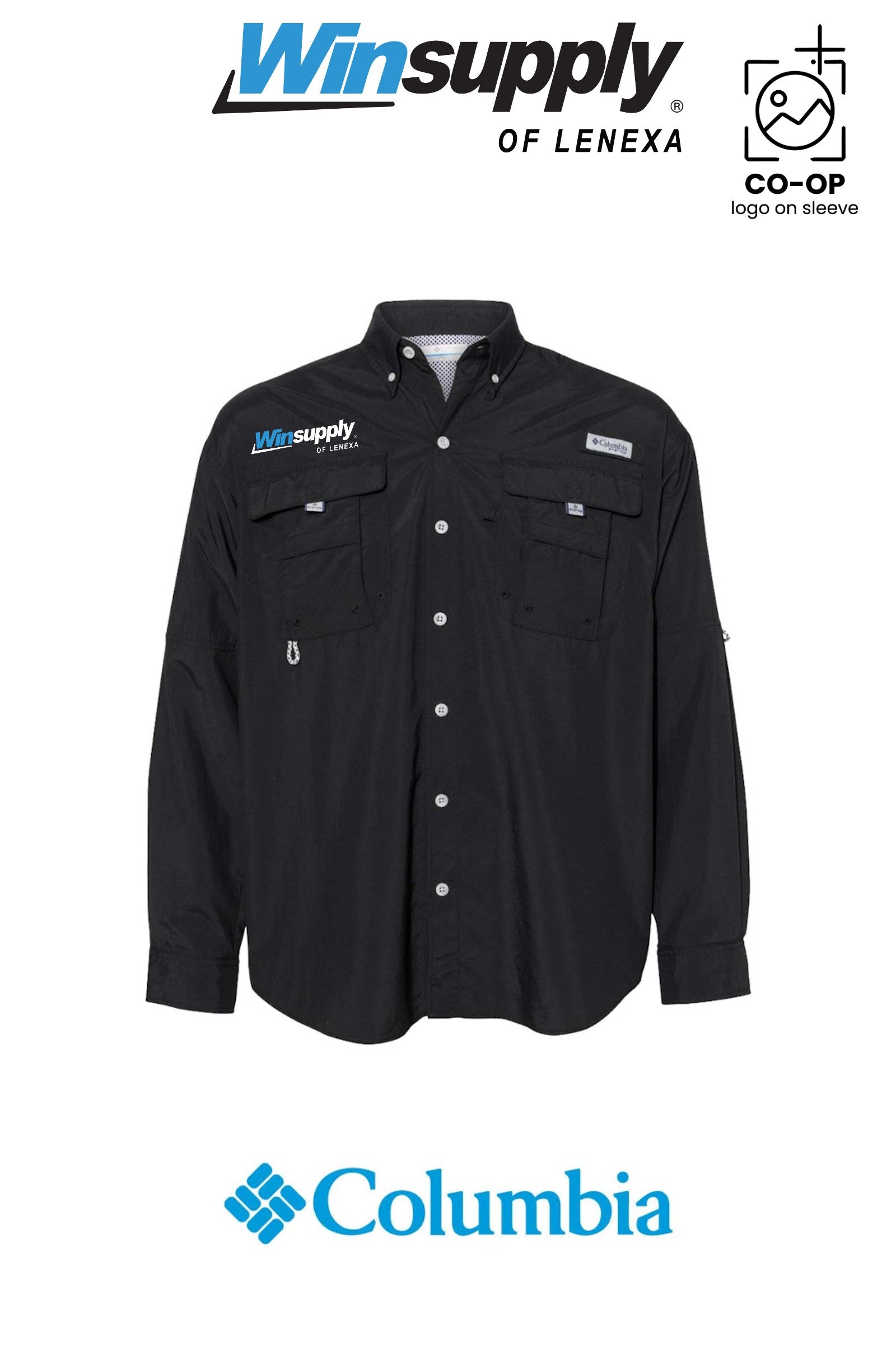 Columbia Mens PFG Bahama™ II Long Sleeve Shirt - Winsupply of Lenexa