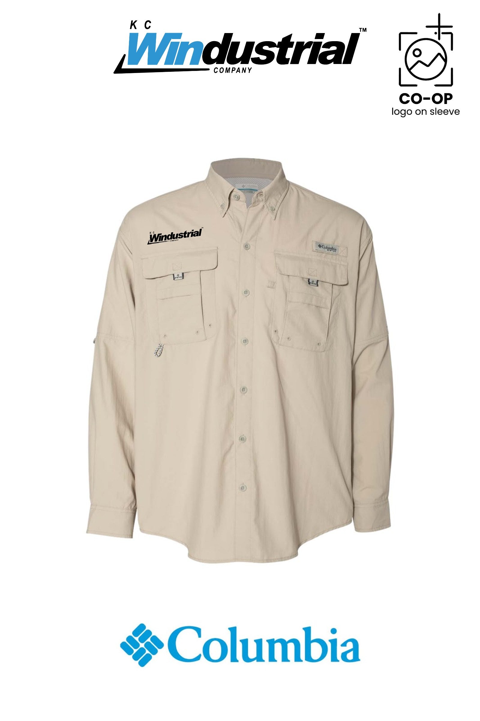Columbia Mens PFG Bahama™ II Long Sleeve Shirt - KC Windustrial