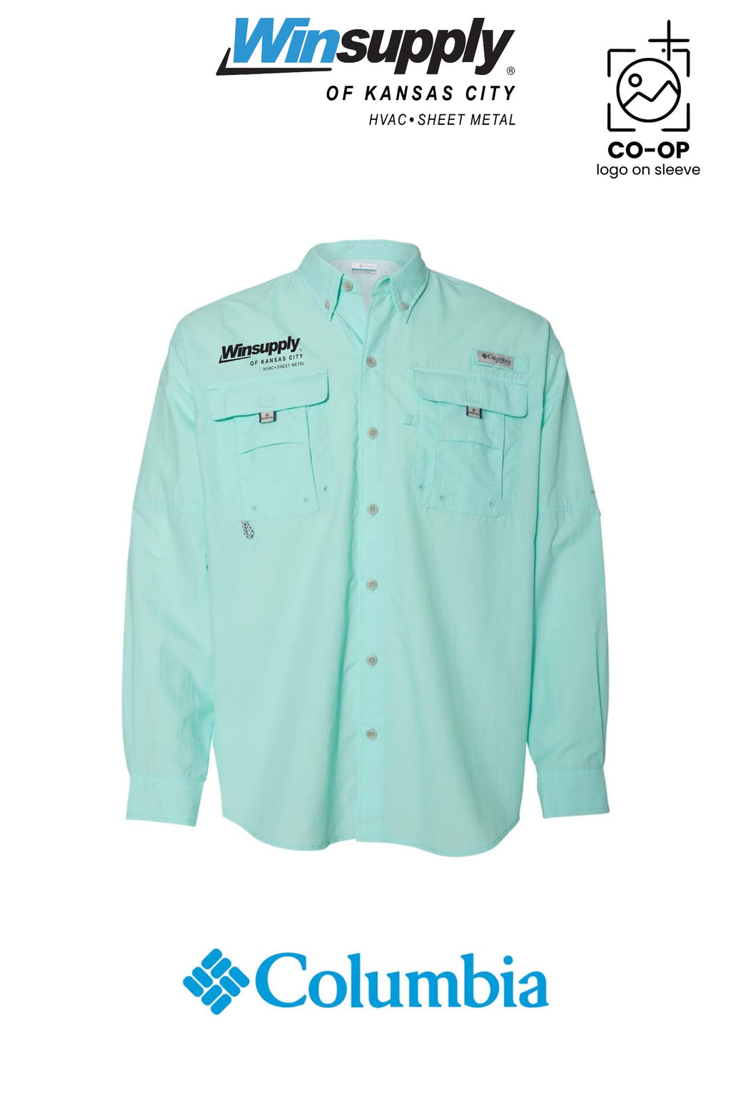 Columbia Mens PFG Bahama™ II Long Sleeve Shirt - Winsupply of Kansas City