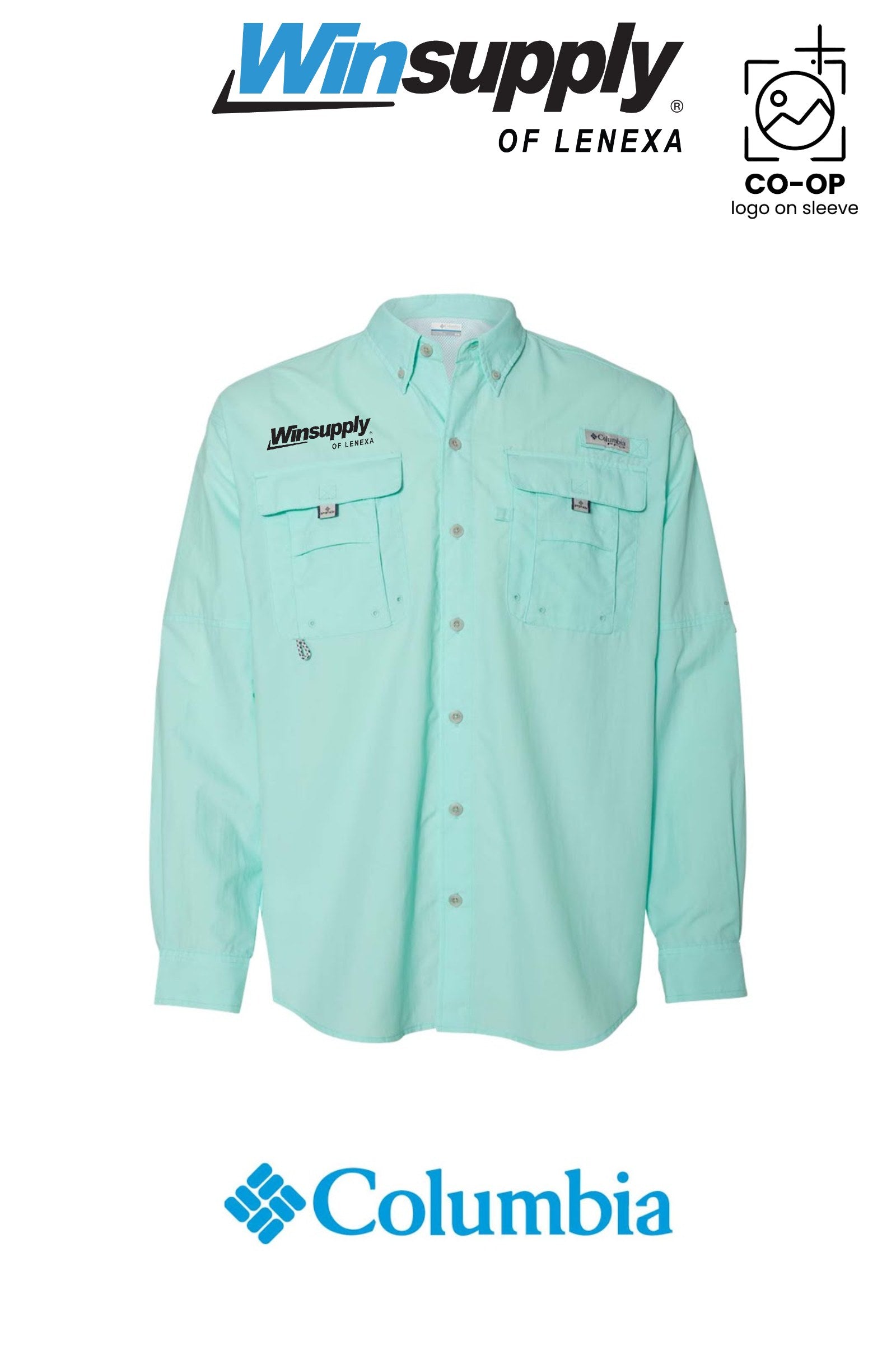 Columbia Mens PFG Bahama™ II Long Sleeve Shirt - Winsupply of Lenexa
