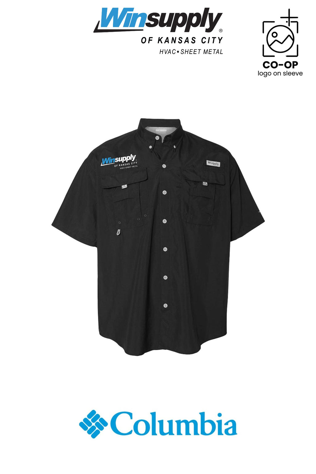 Columbia Mens PFG Bahama™ II Short Sleeve Shirt - Winsupply of Kansas City