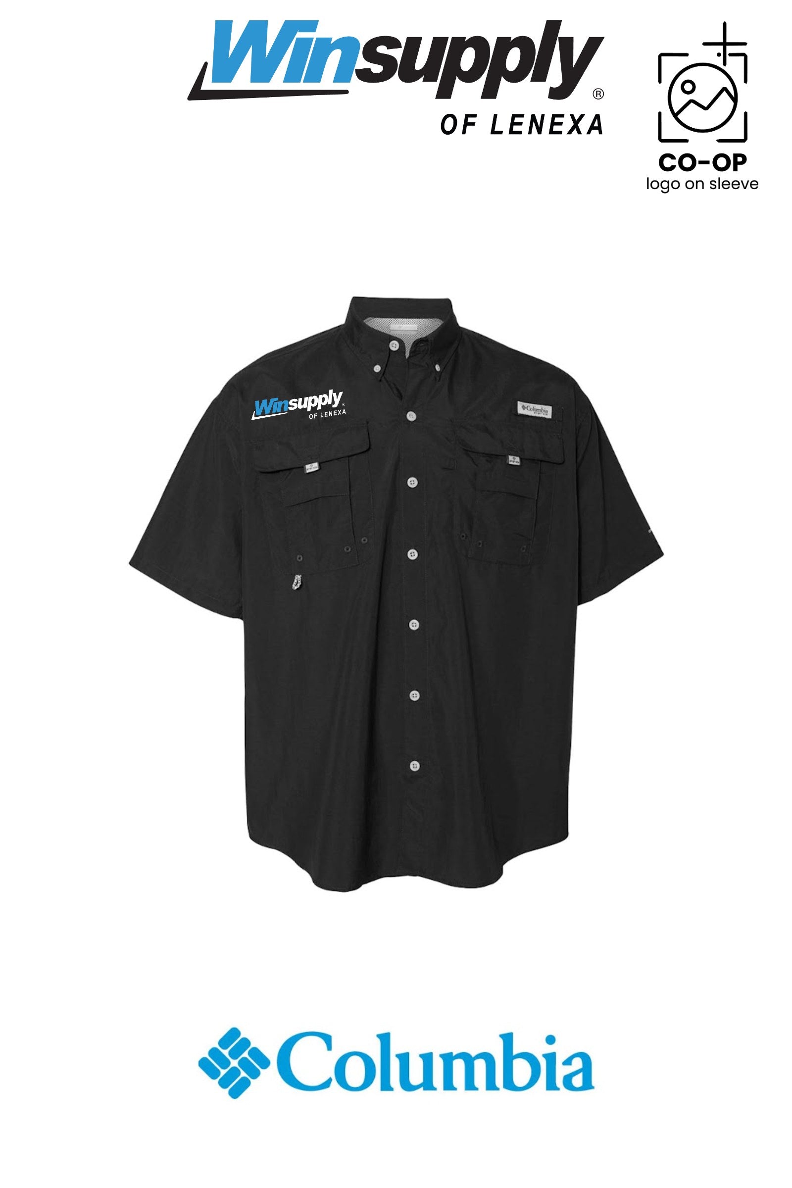 Columbia Mens PFG Bahama™ II Short Sleeve Shirt - Winsupply of Lenexa