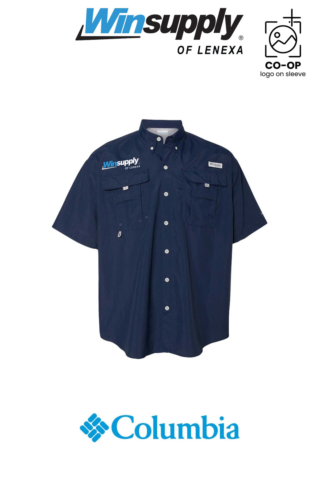 Columbia Mens PFG Bahama™ II Short Sleeve Shirt - Winsupply of Lenexa