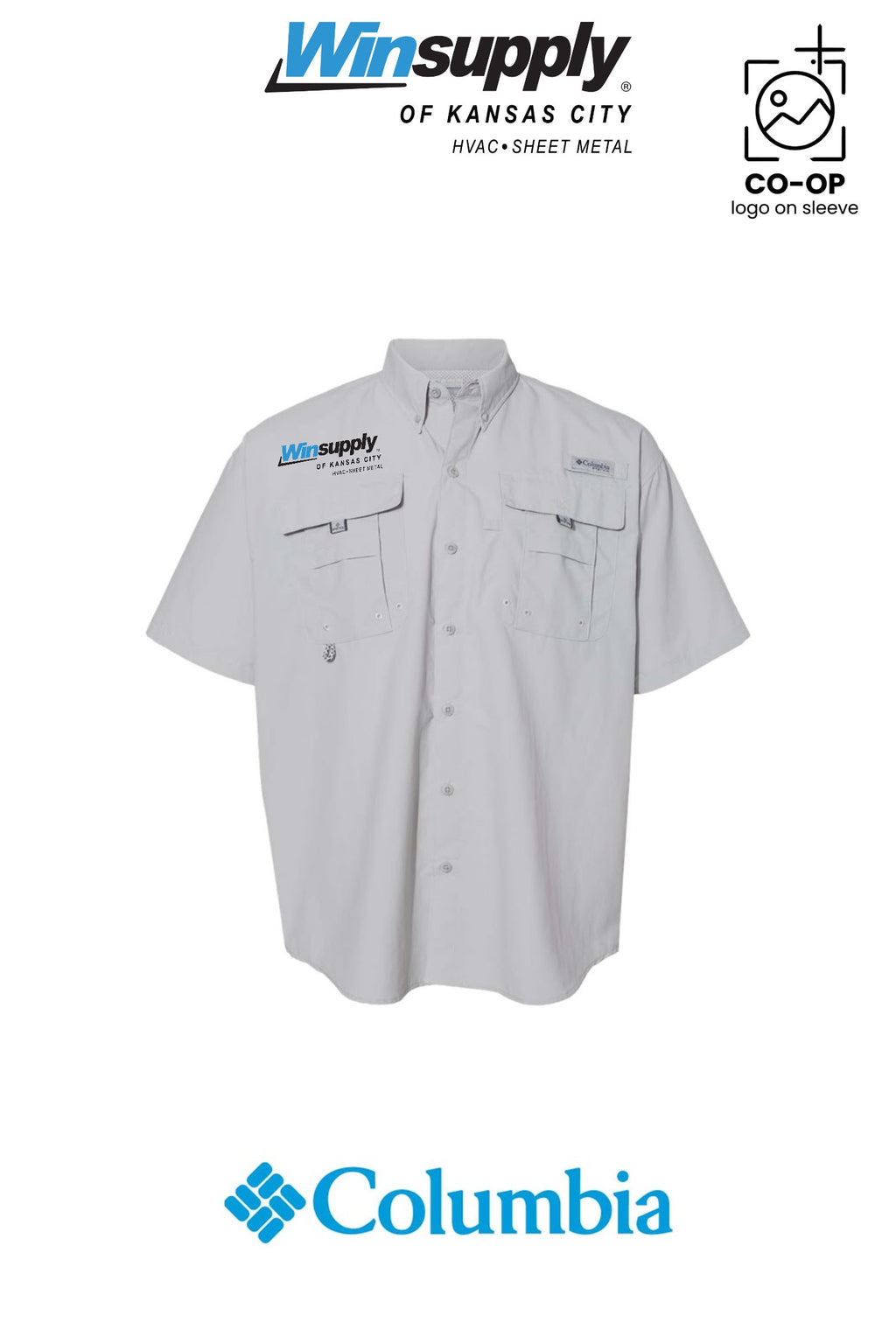 Columbia Mens PFG Bahama™ II Short Sleeve Shirt - Winsupply of Kansas City
