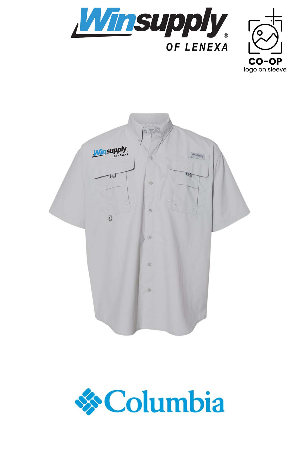 Columbia Mens PFG Bahama™ II Short Sleeve Shirt - Winsupply of Lenexa