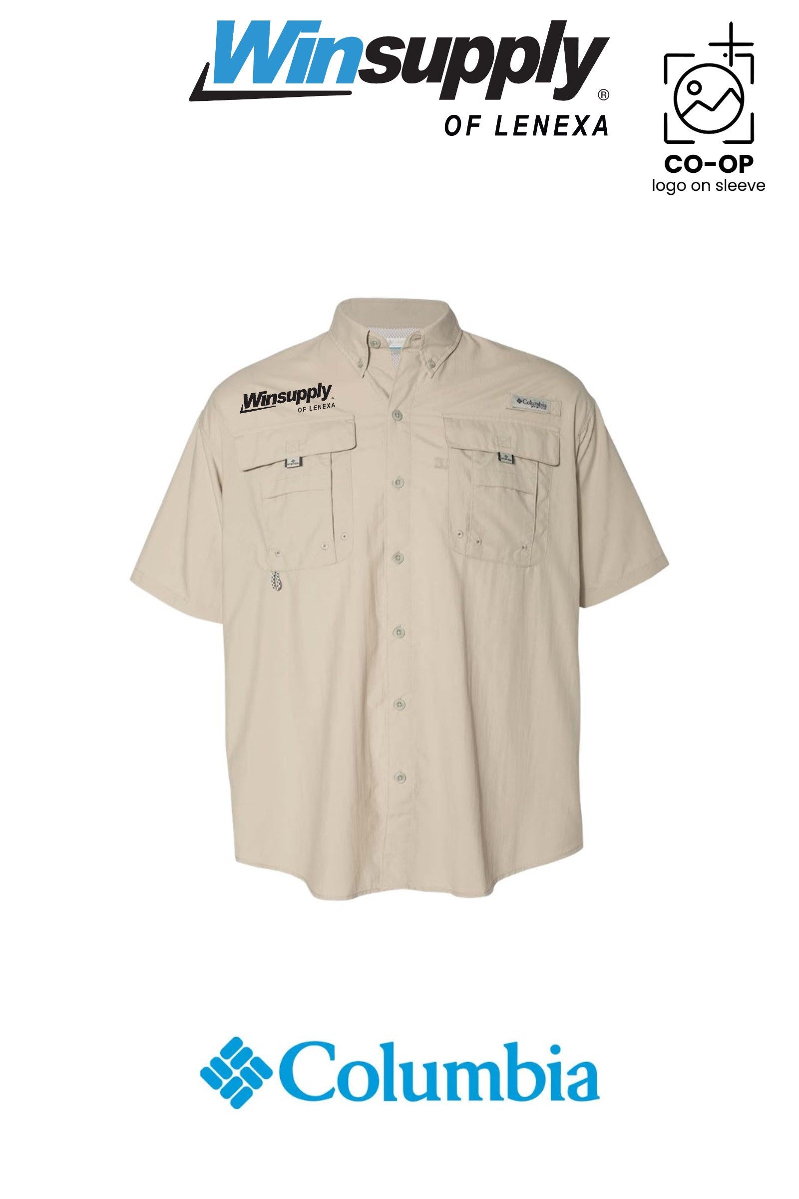Columbia Mens PFG Bahama™ II Short Sleeve Shirt - Winsupply of Lenexa