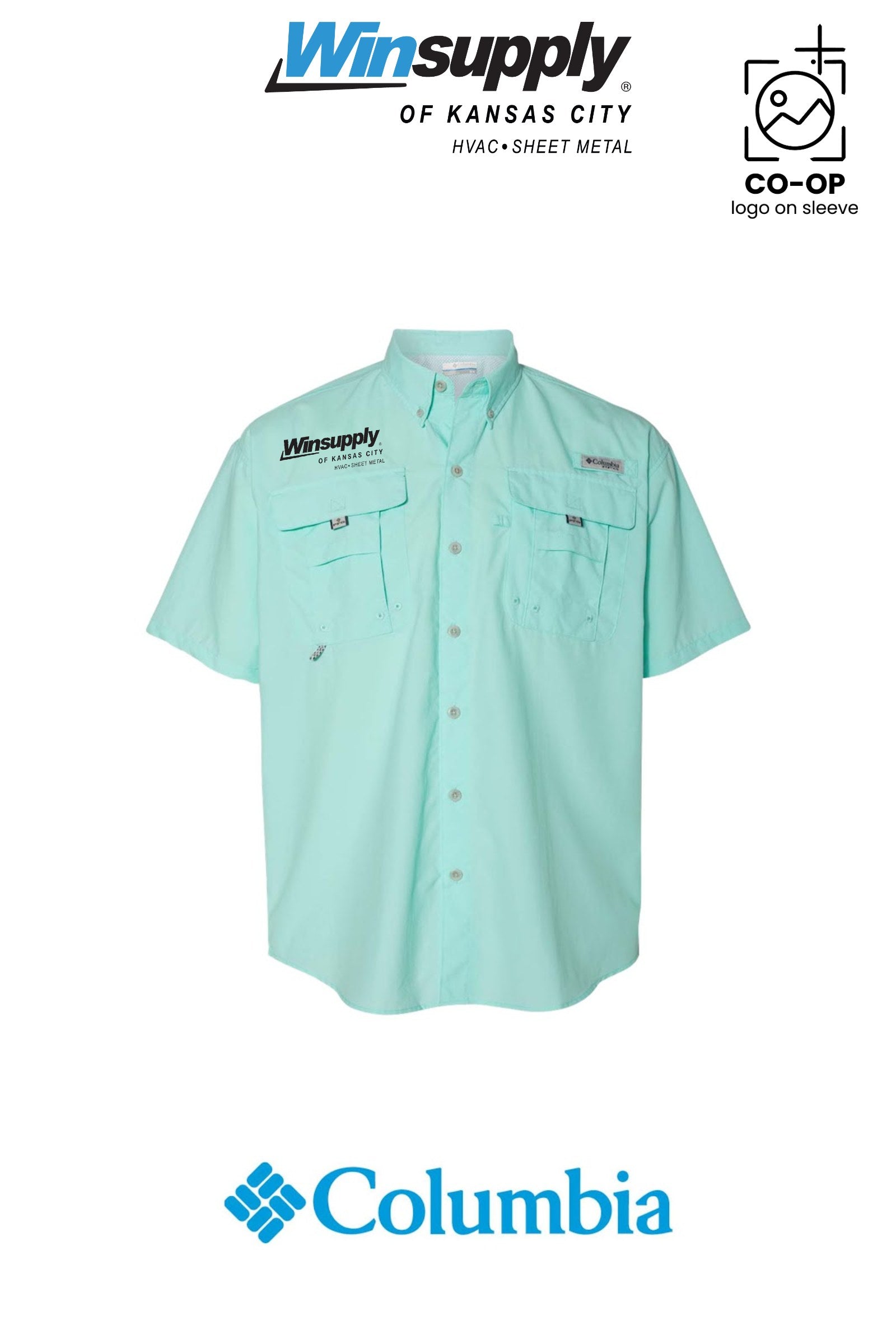 Columbia Mens PFG Bahama™ II Short Sleeve Shirt - Winsupply of Kansas City