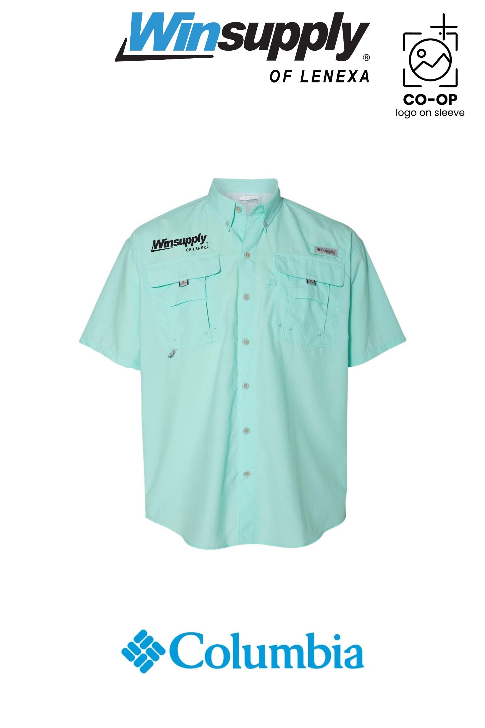 Columbia Mens PFG Bahama™ II Short Sleeve Shirt - Winsupply of Lenexa