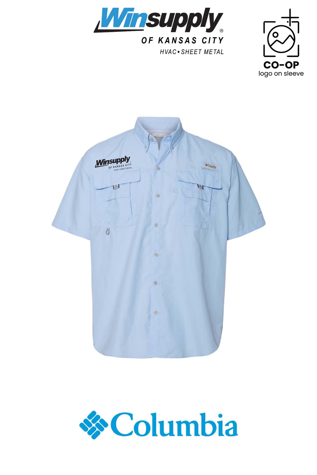 Columbia Mens PFG Bahama™ II Short Sleeve Shirt - Winsupply of Kansas City