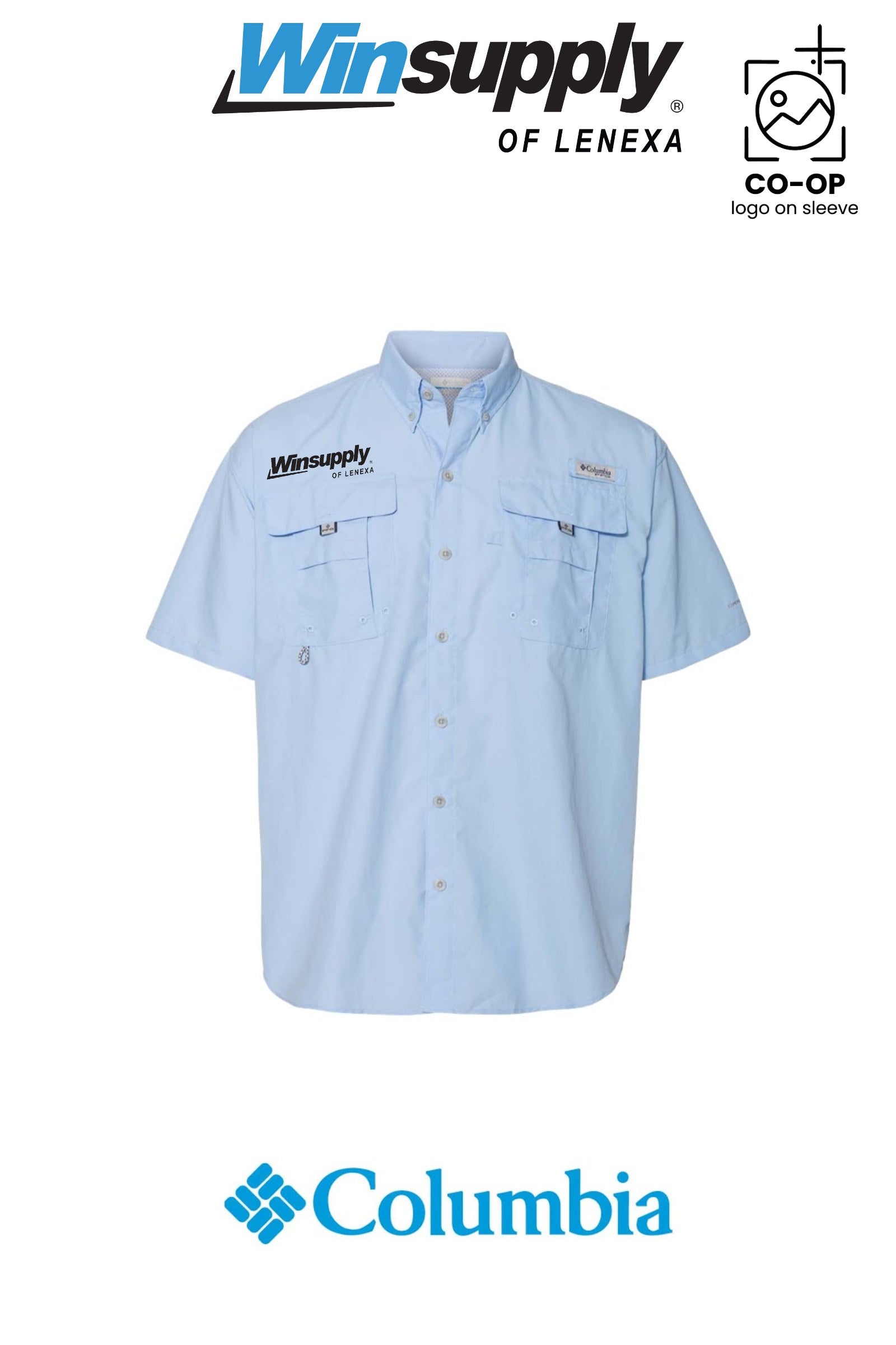 Columbia Mens PFG Bahama™ II Short Sleeve Shirt - Winsupply of Lenexa