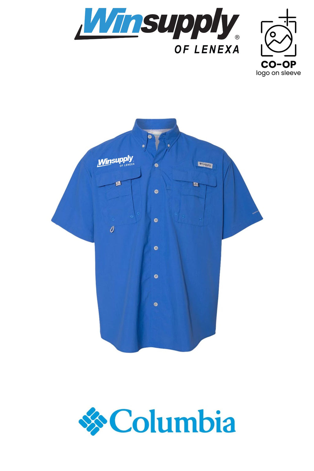 Columbia Mens PFG Bahama™ II Short Sleeve Shirt - Winsupply of Lenexa