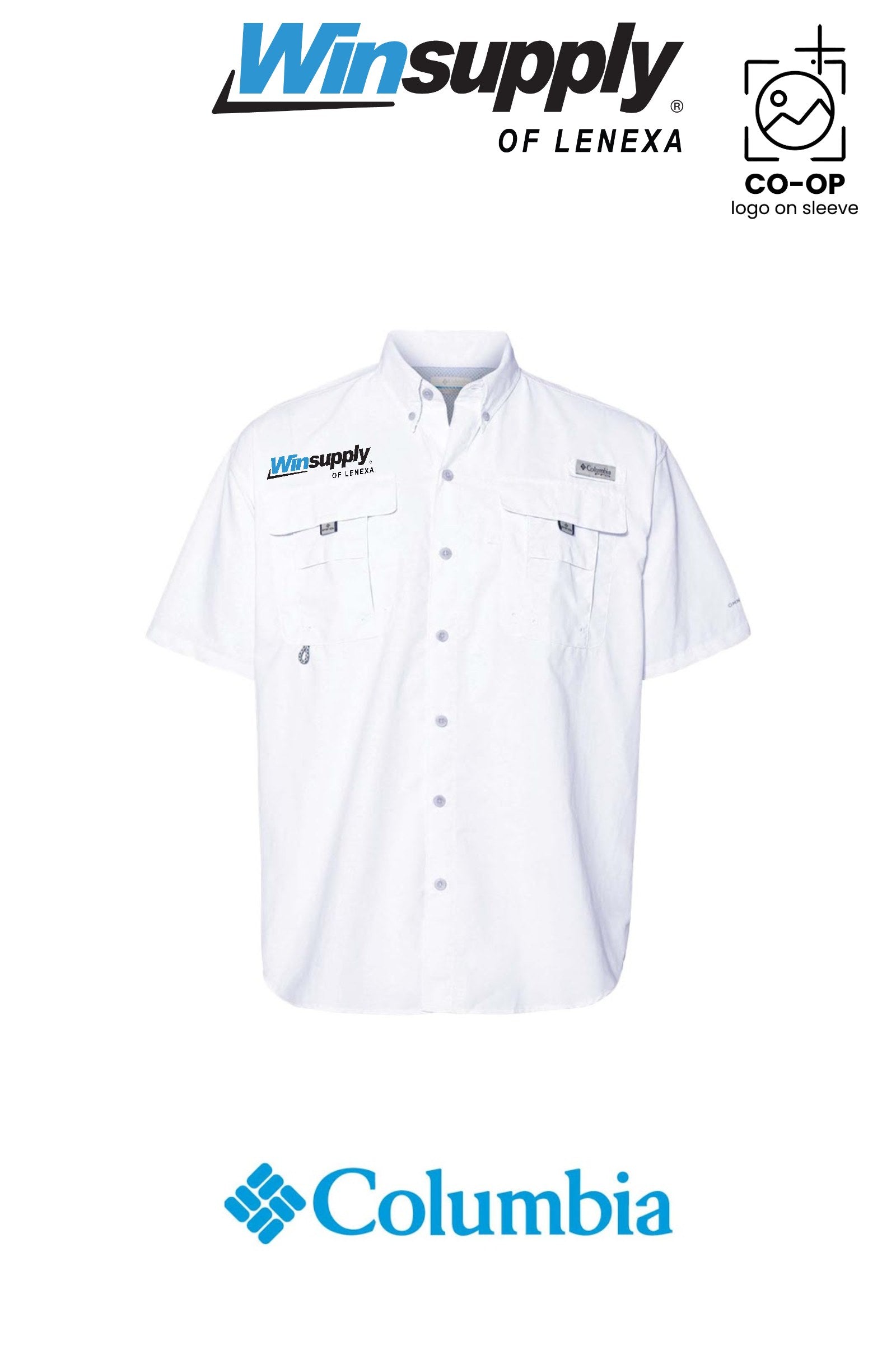 Columbia Mens PFG Bahama™ II Short Sleeve Shirt - Winsupply of Lenexa