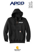 Carhartt® Rain Defender® Paxton Heavyweight Hooded Zip Mock Sweatshirt - APCO Supply - Indianapolis