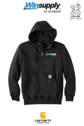 Carhartt® Rain Defender® Paxton Heavyweight Hooded Zip Mock Sweatshirt - Winsupply of Seymour IN