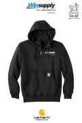 Carhartt® Rain Defender® Paxton Heavyweight Hooded Zip Mock Sweatshirt - Winsupply of Frederick
