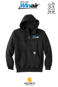 Carhartt® Rain Defender® Paxton Heavyweight Hooded Zip Mock Sweatshirt - Midland Winair