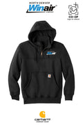 Carhartt® Rain Defender® Paxton Heavyweight Hooded Zip Mock Sweatshirt - North Denver Winair