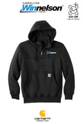 Carhartt® Rain Defender® Paxton Heavyweight Hooded Zip Mock Sweatshirt - Carrollton Winnelson