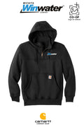 Carhartt® Rain Defender® Paxton Heavyweight Hooded Zip Mock Sweatshirt - Wichita Winwater