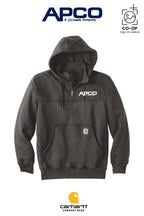 Carhartt® Rain Defender® Paxton Heavyweight Hooded Zip Mock Sweatshirt - APCO Supply - Indianapolis