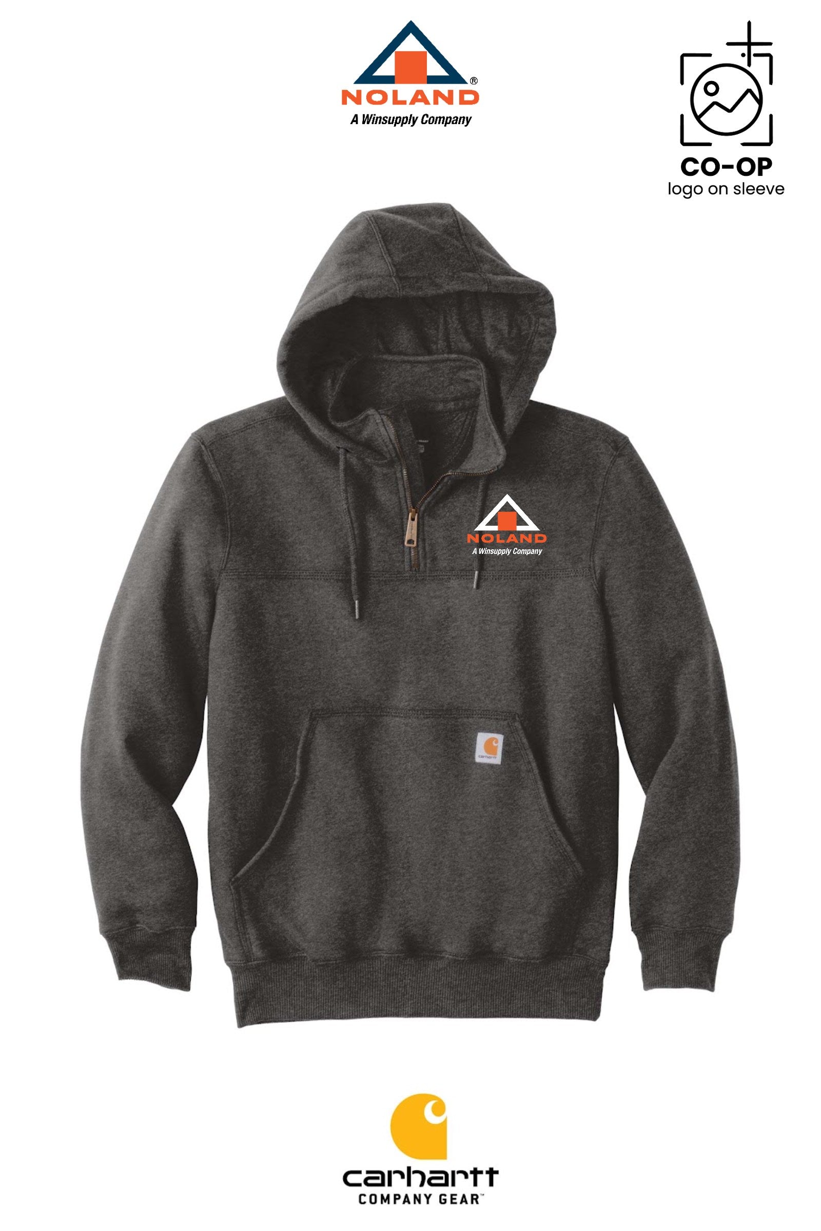 Carhartt® Rain Defender® Paxton Heavyweight Hooded Zip Mock Sweatshirt - Harrison Noland