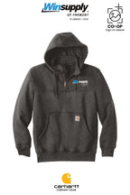 Carhartt® Rain Defender® Paxton Heavyweight Hooded Zip Mock Sweatshirt - Winsupply of Fremont