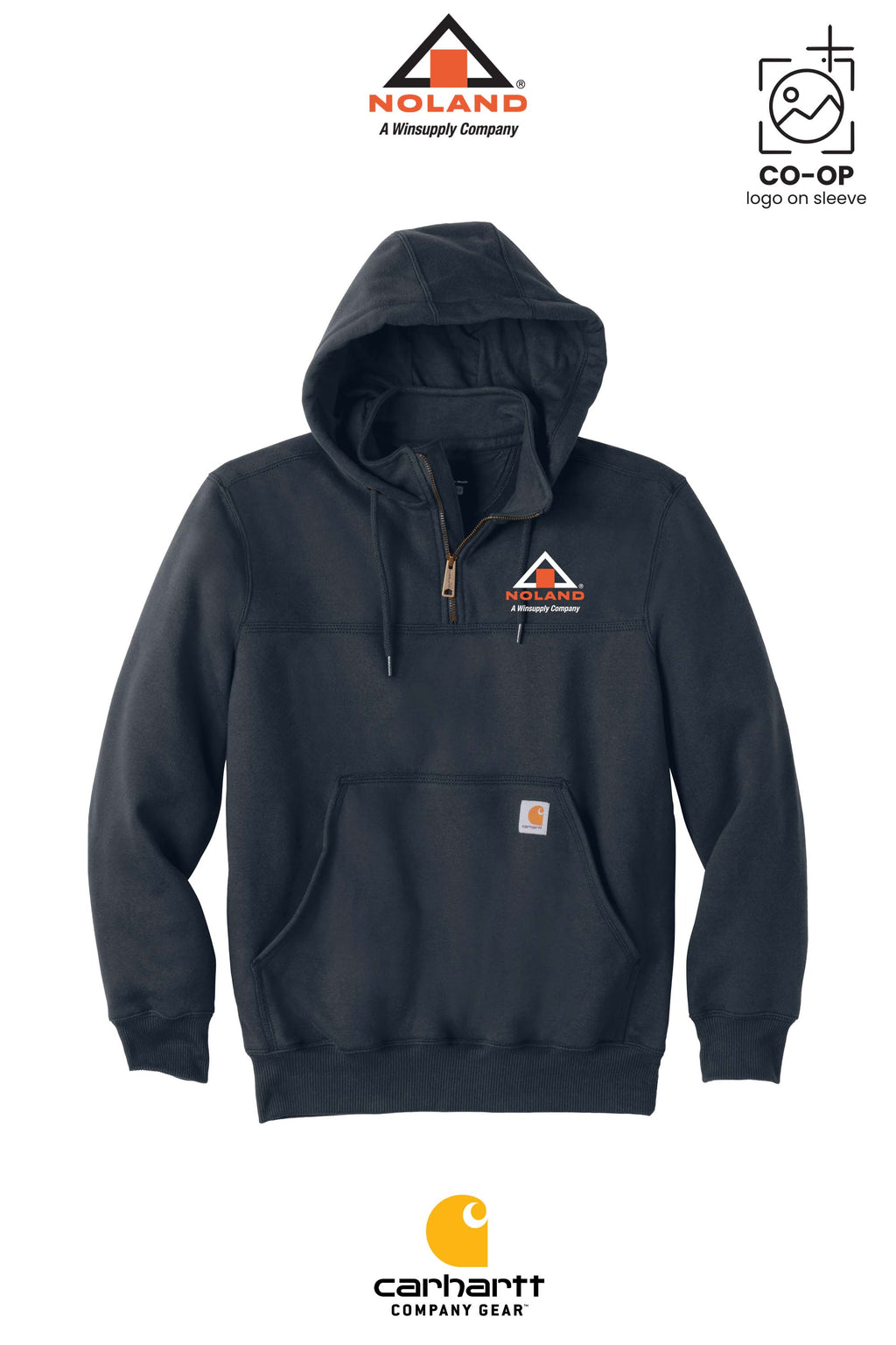 Carhartt® Rain Defender® Paxton Heavyweight Hooded Zip Mock Sweatshirt - Noland of Augusta GA