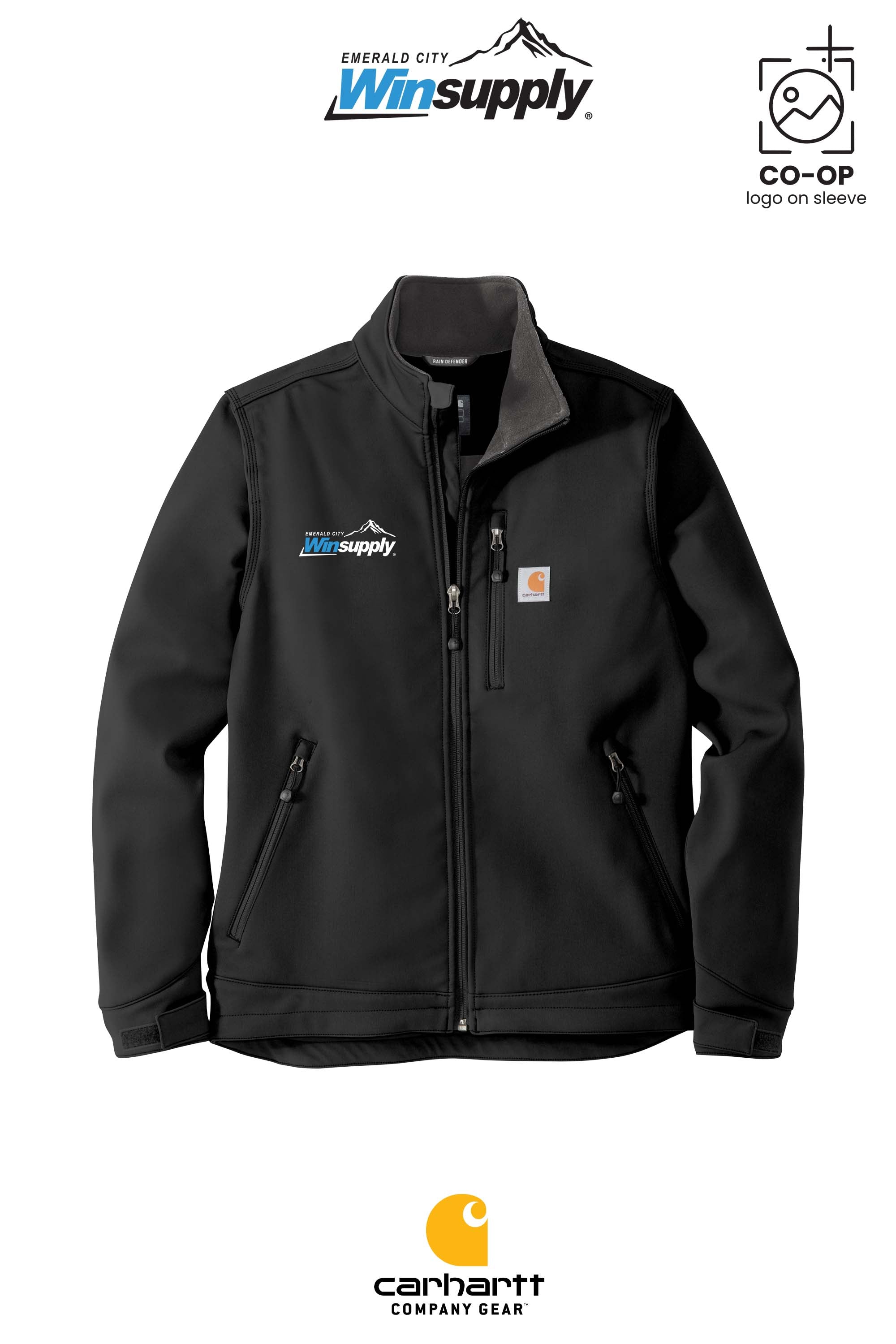 Carhartt® Crowley Soft Shell Jacket - Winsupply Emerald City