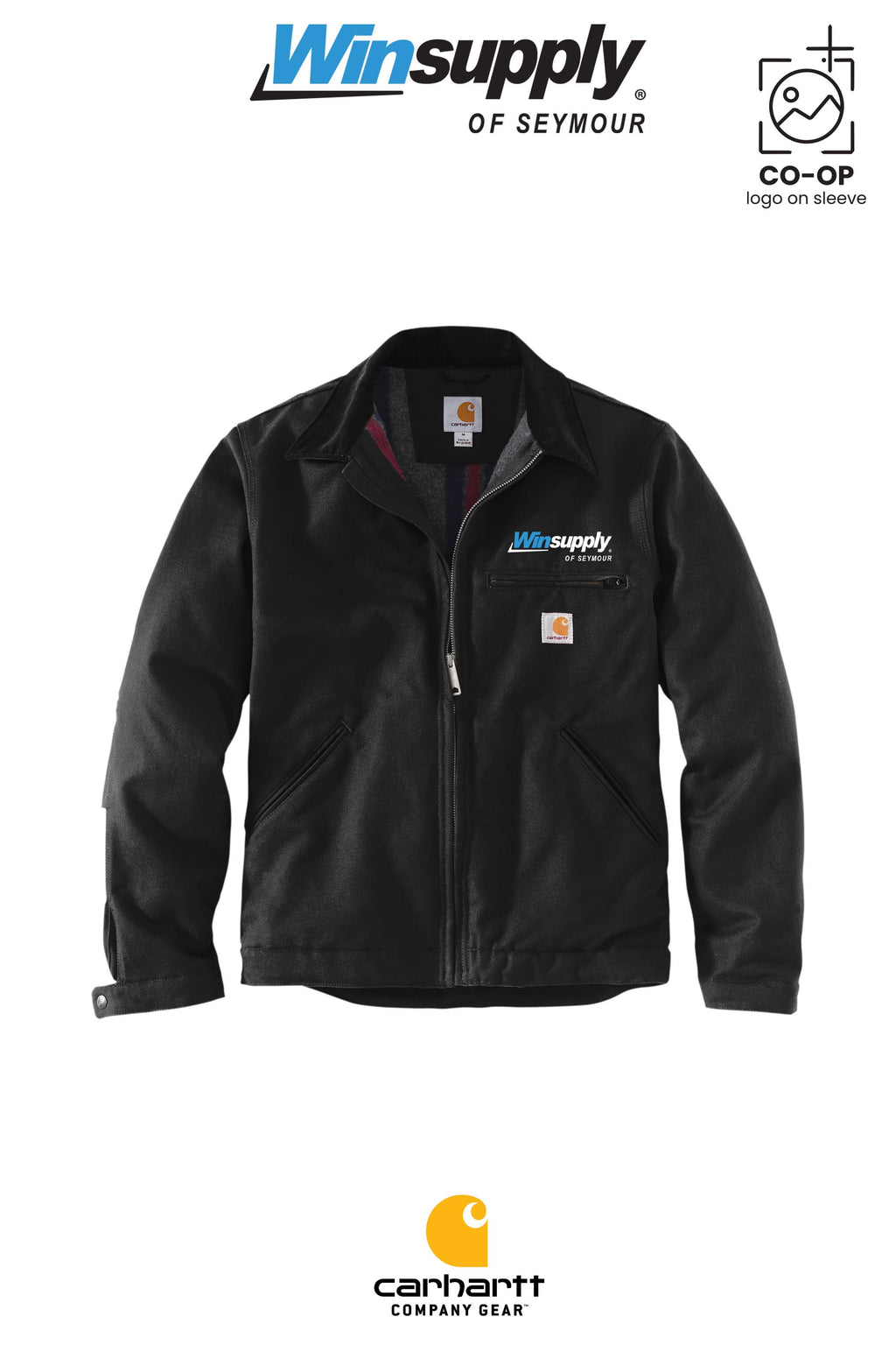 Carhartt® Duck Detroit Jacket - Winsupply of Seymour IN