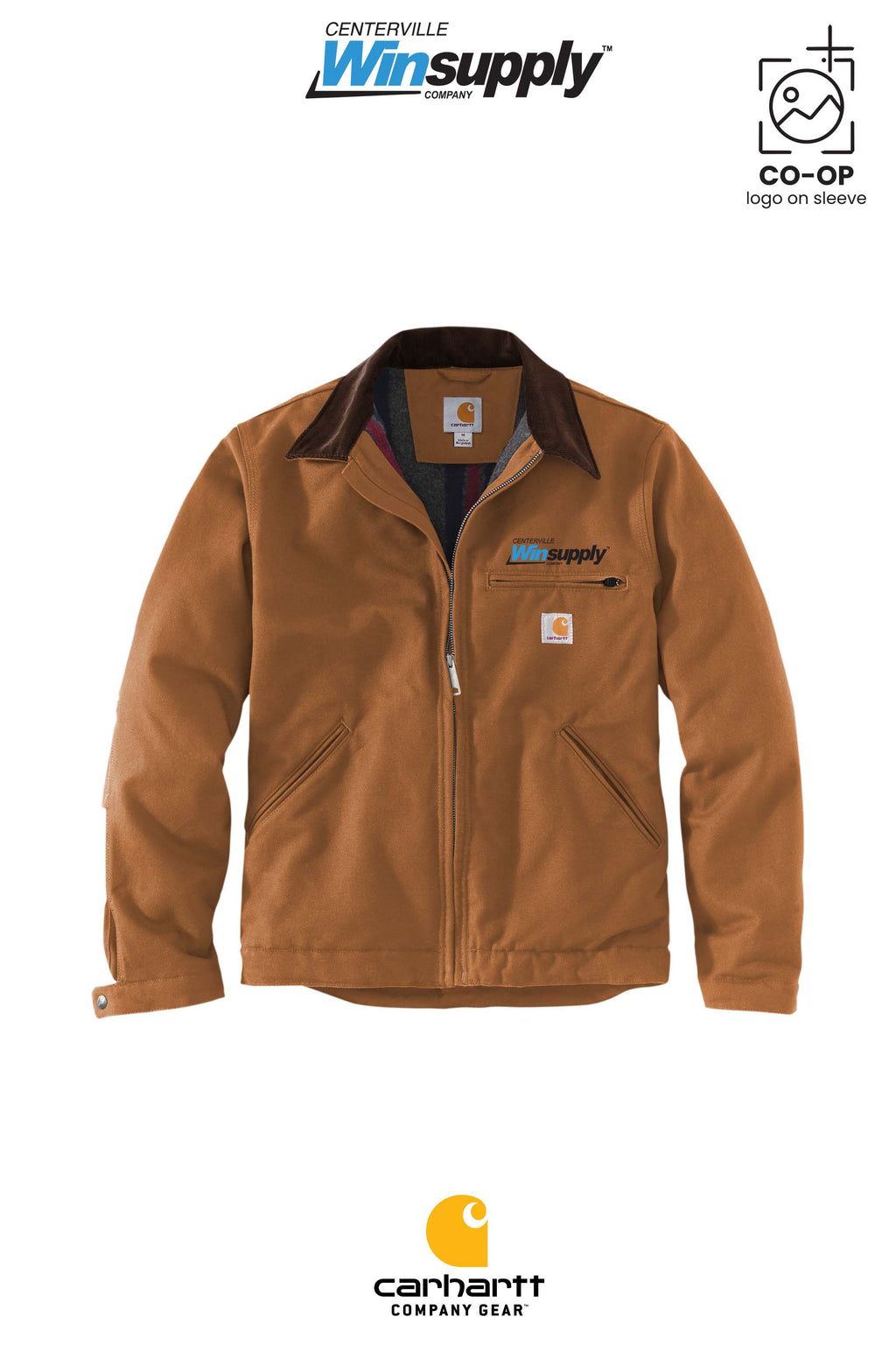 Carhartt® Duck Detroit Jacket - Winsupply Centerville OH