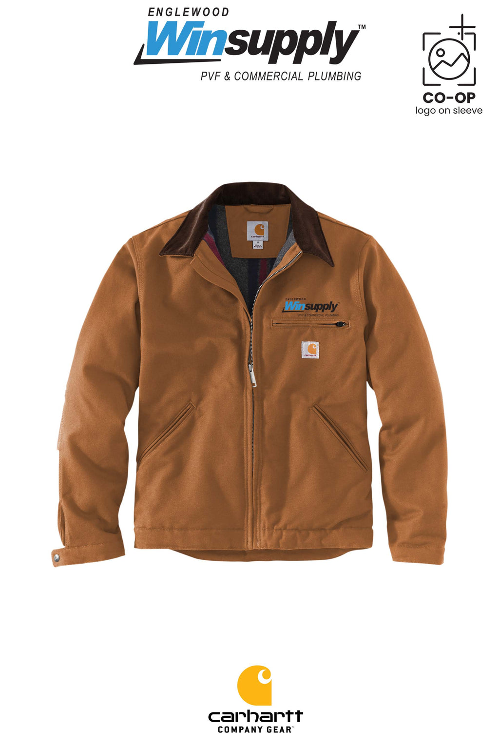 Carhartt® Duck Detroit Jacket - Englewood Winsupply