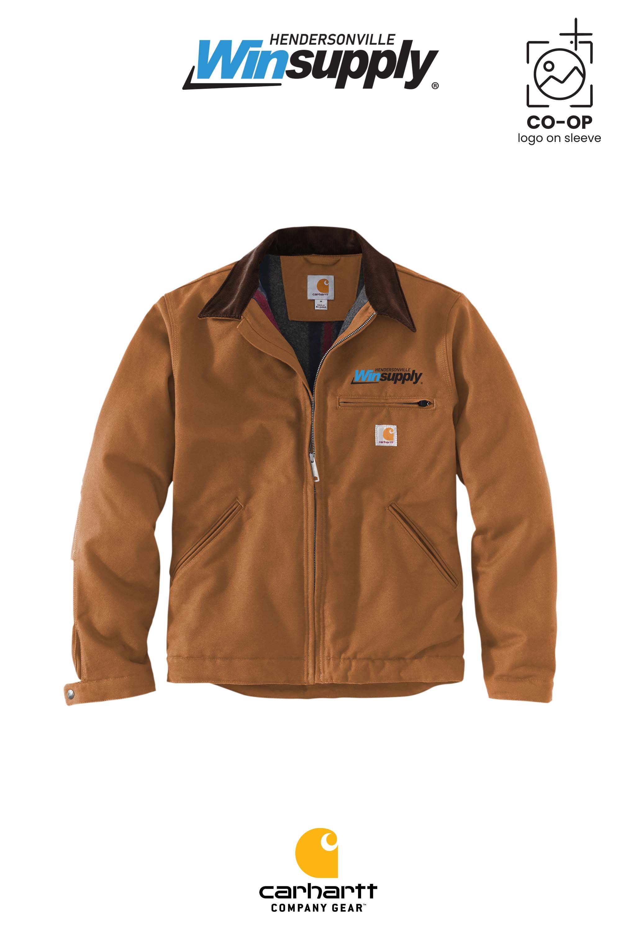 Carhartt® Duck Detroit Jacket - Winsupply of Hendersonville