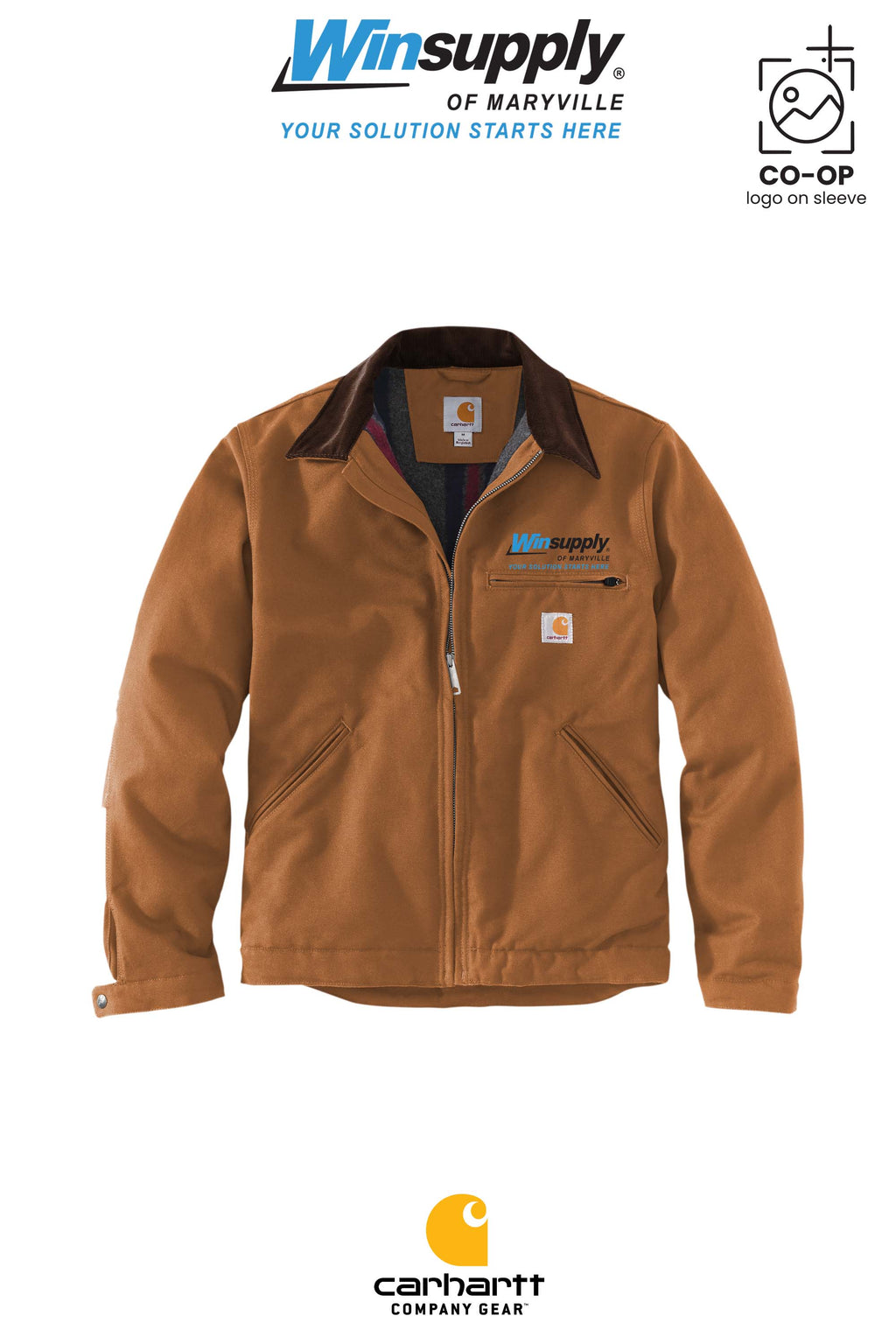 Carhartt® Duck Detroit Jacket - Winsupply of Maryville