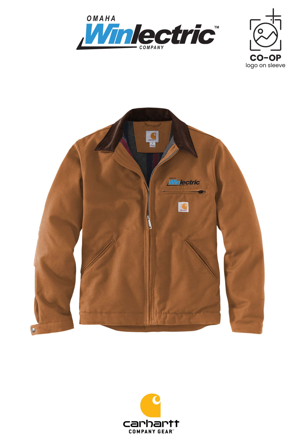 Carhartt® Duck Detroit Jacket - Omaha Winlectric