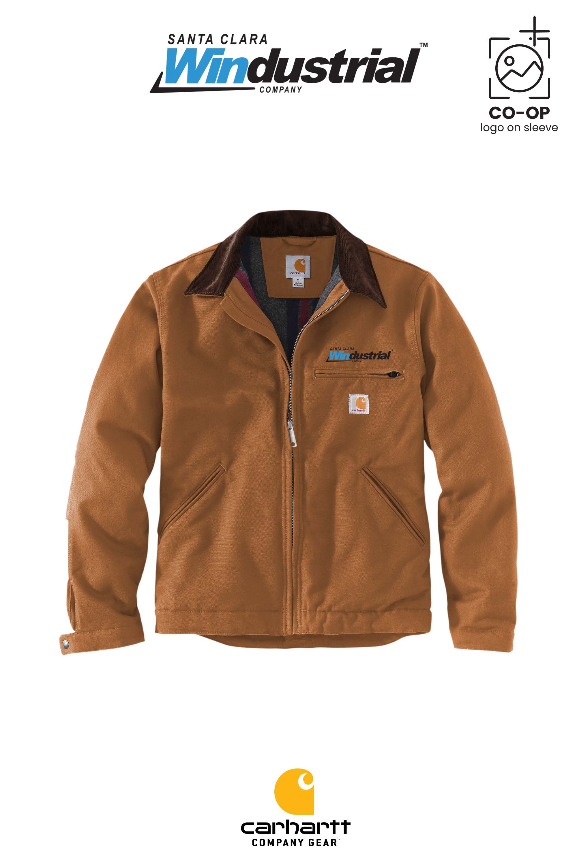 Carhartt® Duck Detroit Jacket - Santa Clara Windustrial