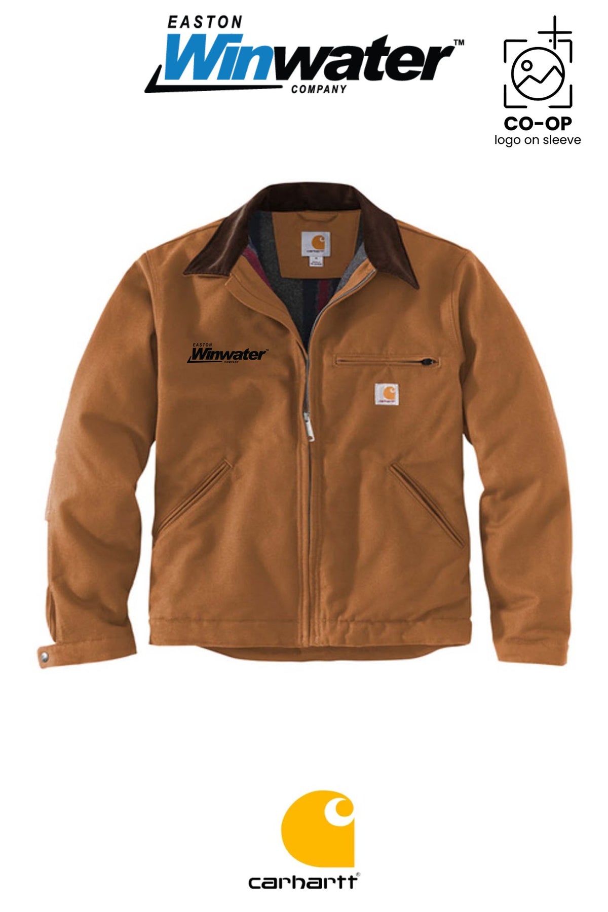 Carhartt® Duck Detroit Jacket - Easton Winwater