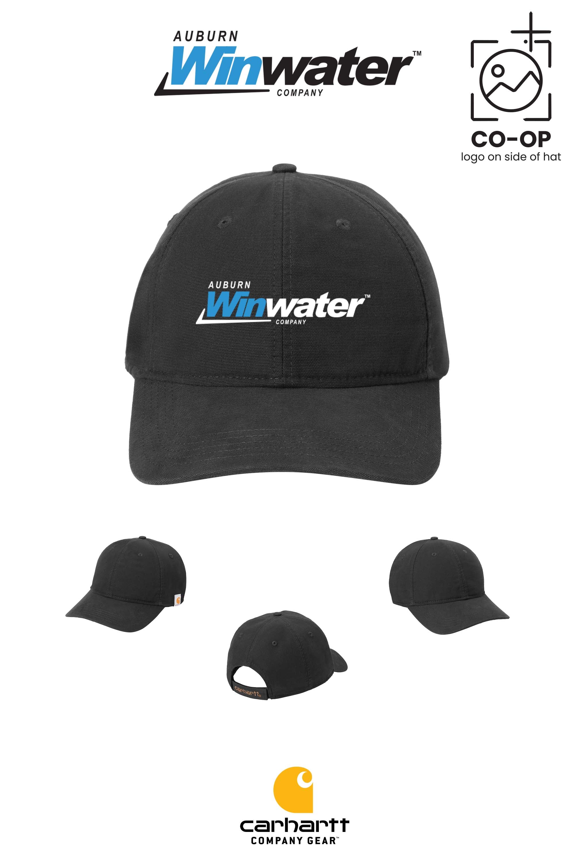 Carhartt® Cotton Canvas Cap - Auburn Winwater