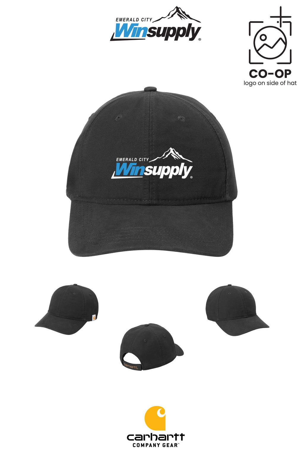 Carhartt® Cotton Canvas Cap - Winsupply Emerald City