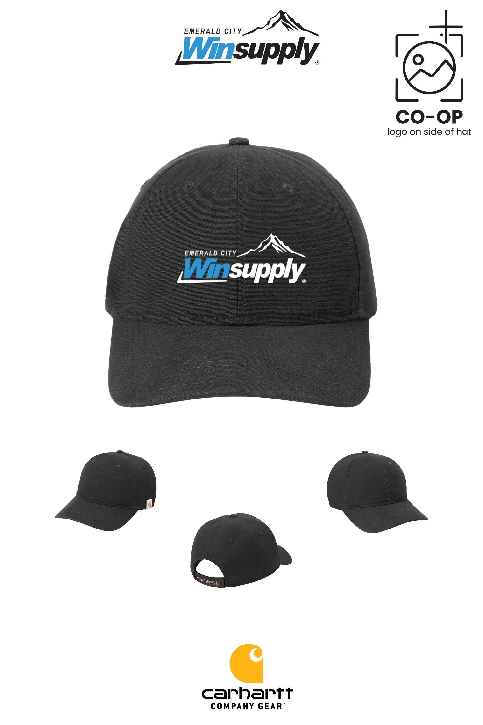 Carhartt® Cotton Canvas Cap - Winsupply Emerald City