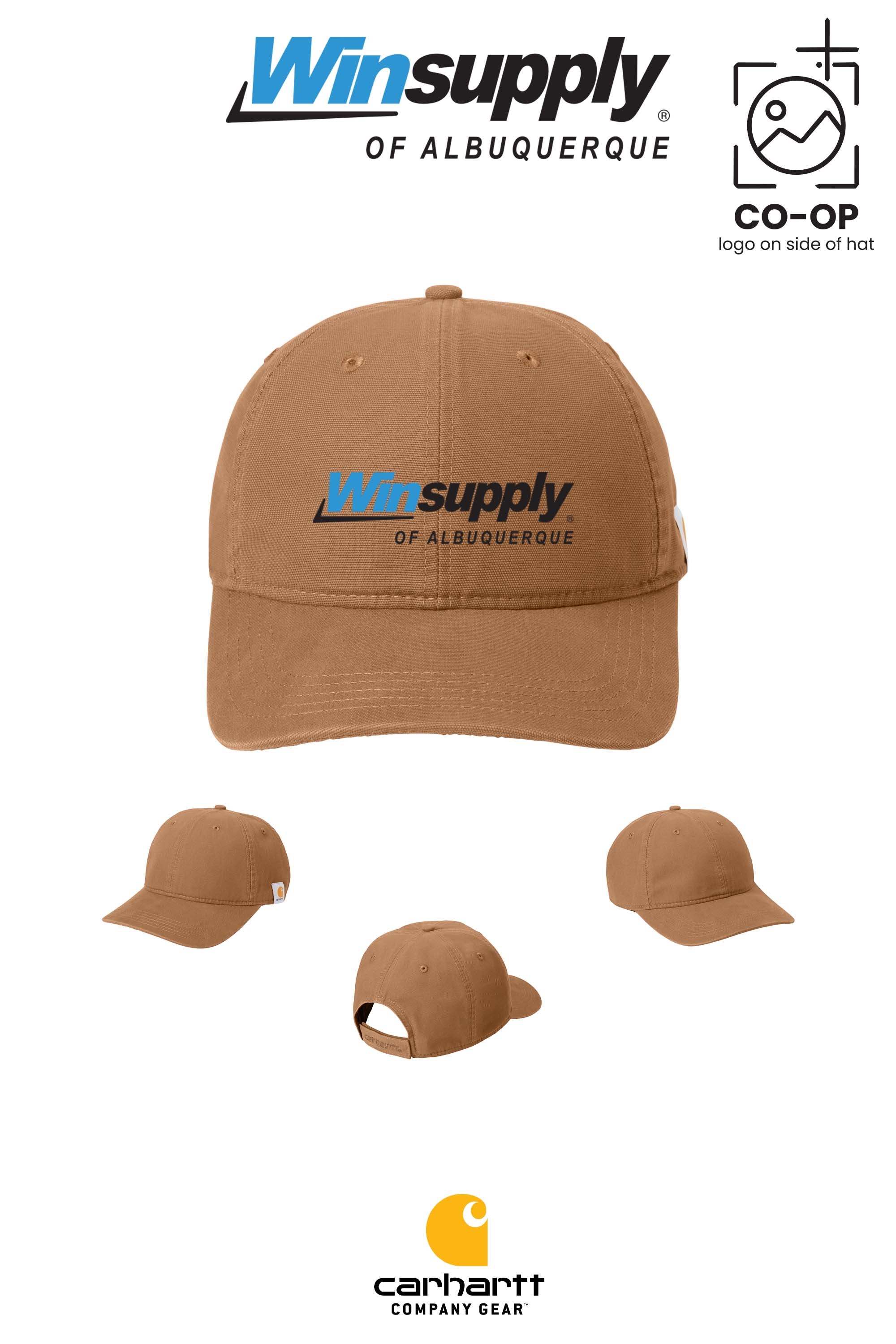 Carhartt® Cotton Canvas Cap - Winsupply of Albuquerque