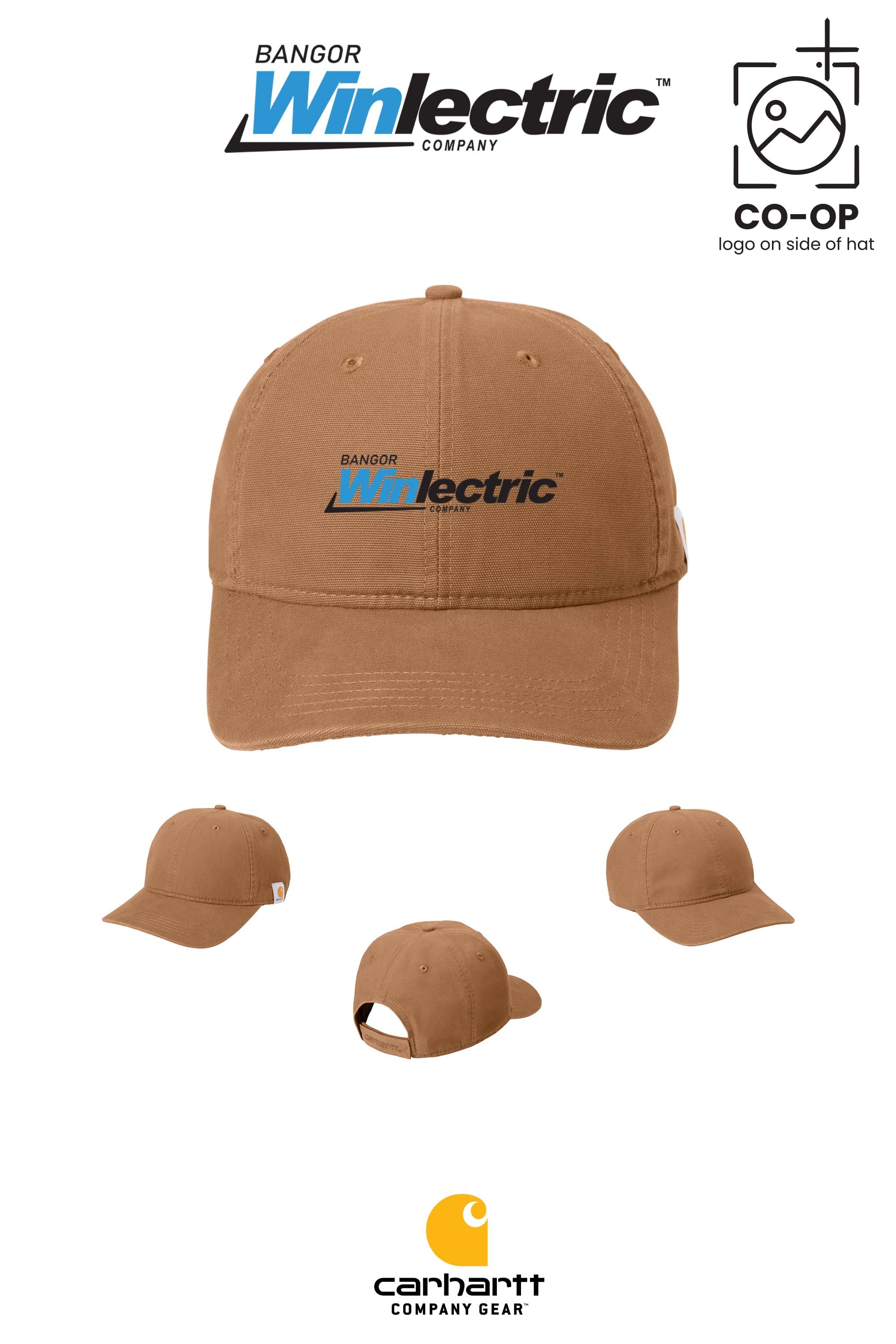 Carhartt® Cotton Canvas Cap - Winlectric Bangor